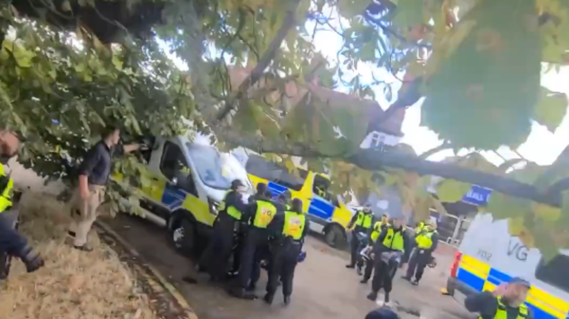 V britskom Eppingu to vrie. Protiimigračné nepokoje cielia na hotel s migrantmi, hlásia ranených - Svet - Správy