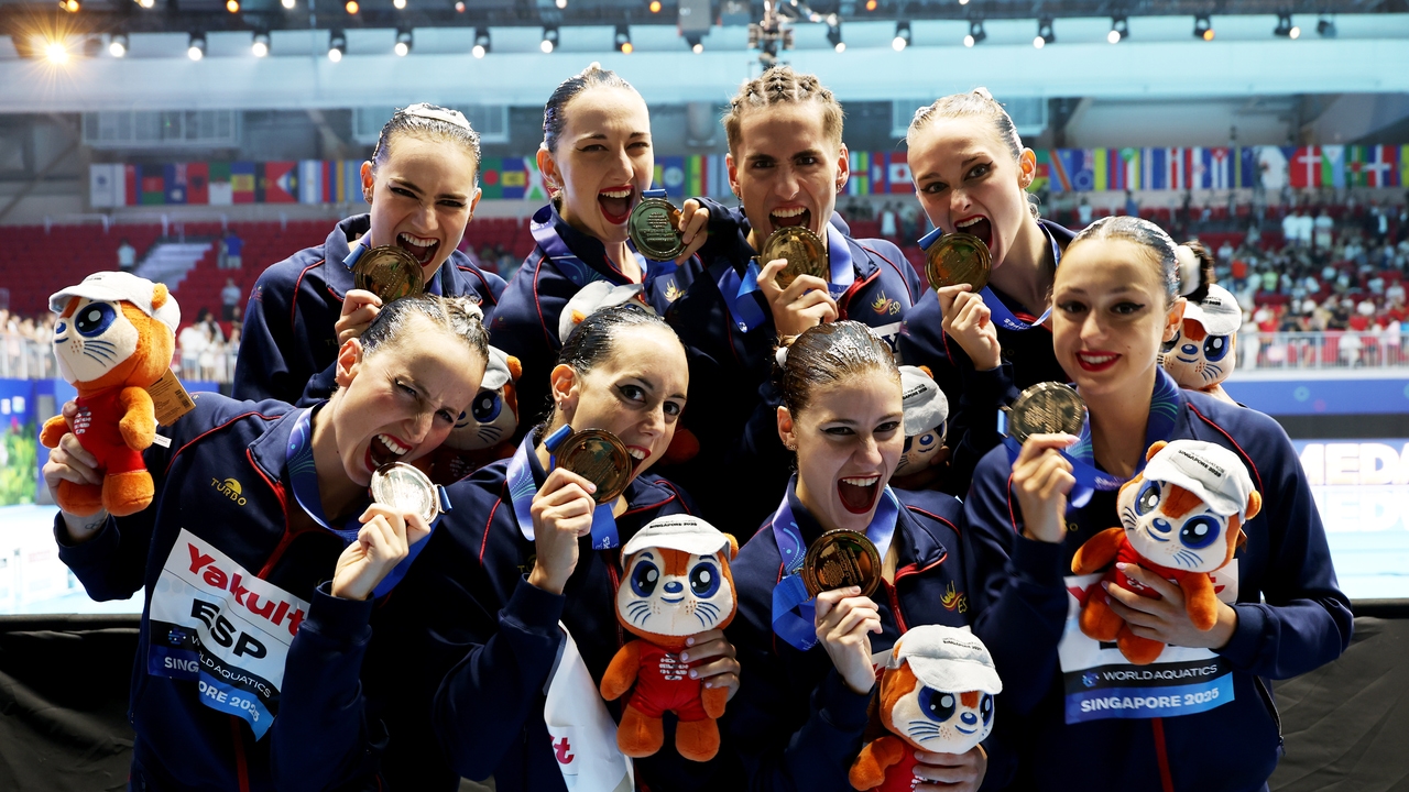 España se lleva 9 medallas en el Mundial de acuáticos de Singapur