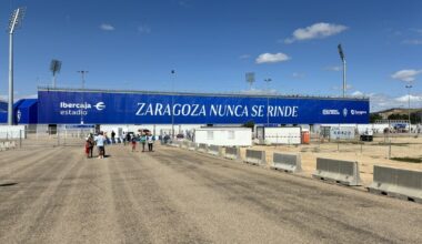 A visit to the new (temporal) stadion of Real Zaragoza.
