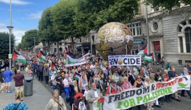 Thousands take part in march for Palestine in Dublin