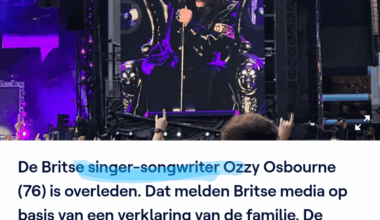 VRT calls Ozzy Osbourne, the Prince of darkness, a singer-songwriter