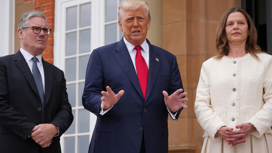 Trump and Starmer meet in Scotland, discuss Gaza food crisis
