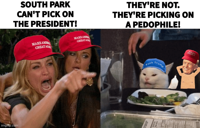 MAGA appears to still be in full meltdown mode over a cartoon.