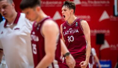 Latvia shock Lithuania, Lastring has block party as last eight is set