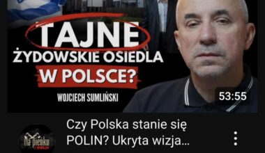 Polska prawica na tropie ukrytych żydów chcących wysiedlić polaków z Polski. Komuś coś to przypomina?