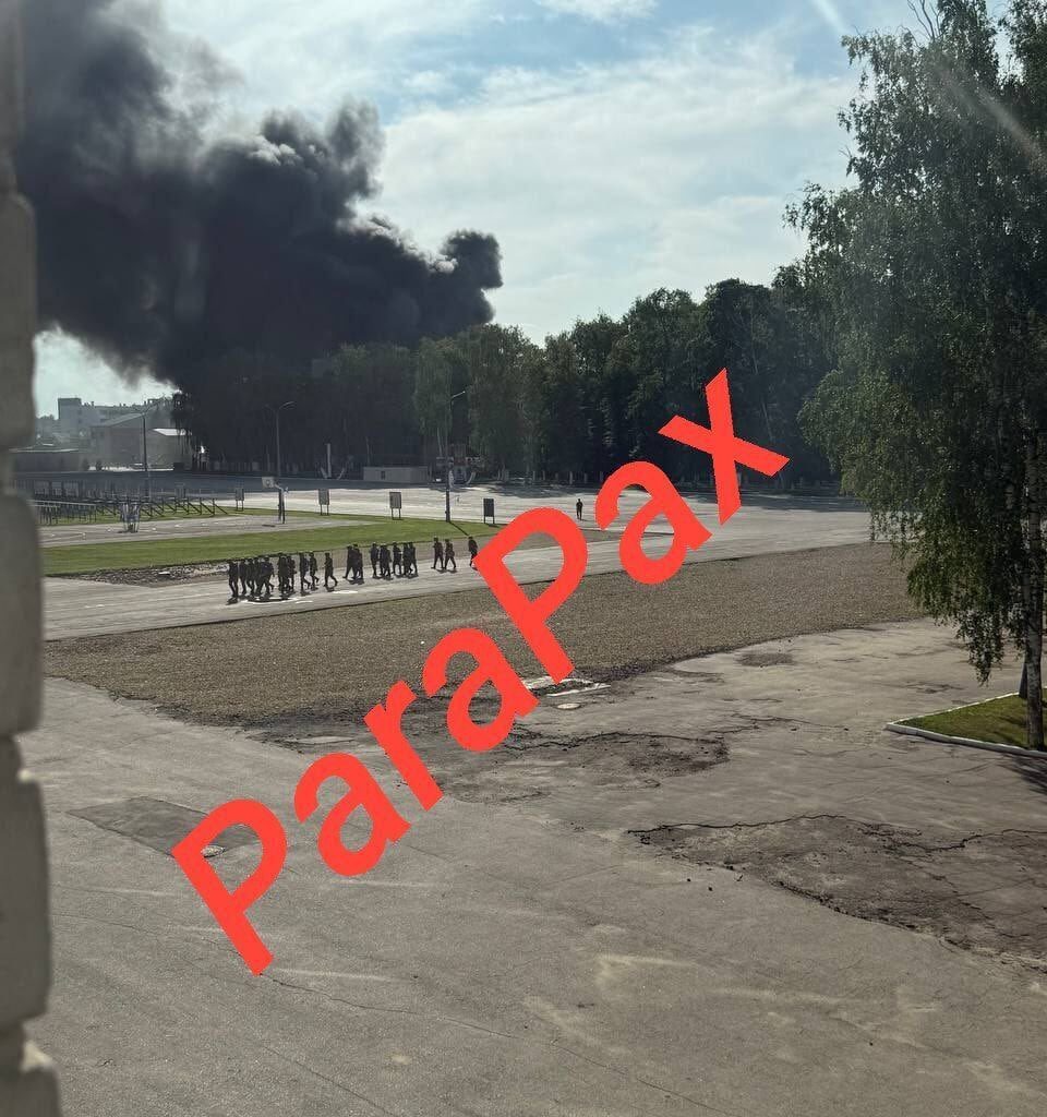 Nizhny Novgorod, some Russian headquarters is burning. 28.07.2025