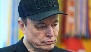 Tesla stock sinks as Trump threatens to cut subsidies across Musk's sprawling empire