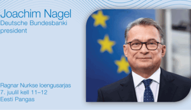 The President of the Deutsche Bundesbank will deliver a public lecture at Eesti Pank | Pressiteated