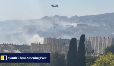 Wildfire in France shuts down Marseille airport, halts trains
