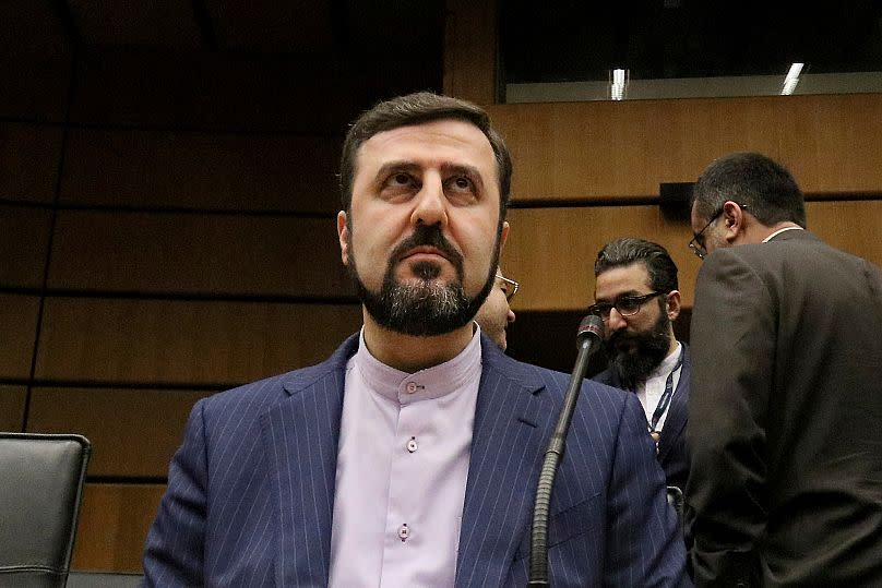 Iran's Deputy Foreign Minister Kazem Gharibabadi, waits for the start of the IAEA board of governors meeting in Vienna, 21 November, 2019