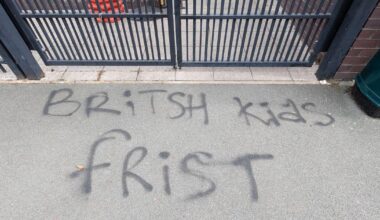 Police launch probe after racist graffiti appears on primary school wall