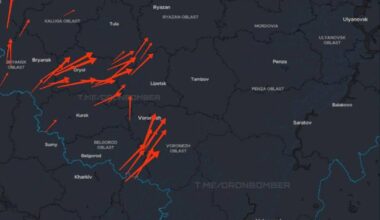 Ukrainian long-range drones and USVs are attacking Russian military facilities. Information is current as of 00:10