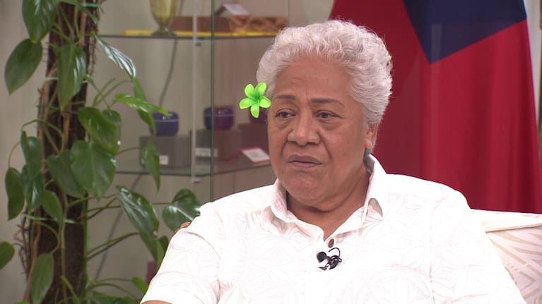 Samoa's Prime Minister Fiame Naomi Mata'afa.