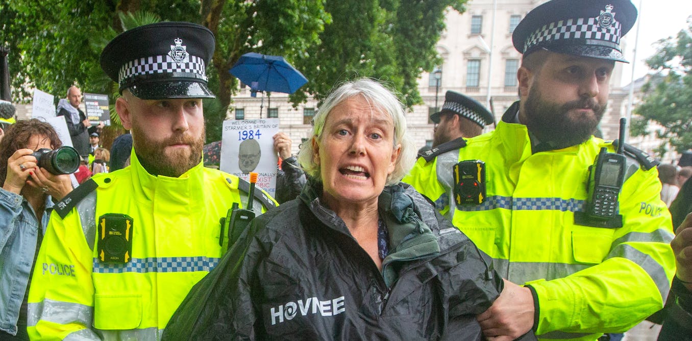 UK bans Gaza protest group – could the same thing happen in Australia?
