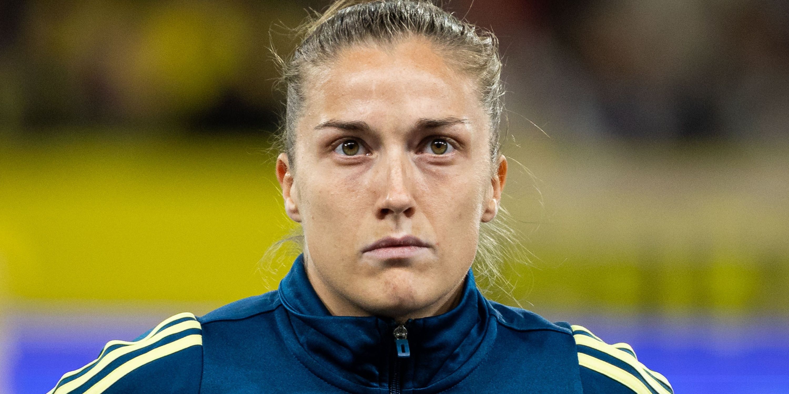 Filippa Angeldahl in action for Sweden