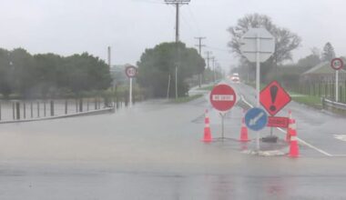 Red heavy rain warning issued for parts of Tasman