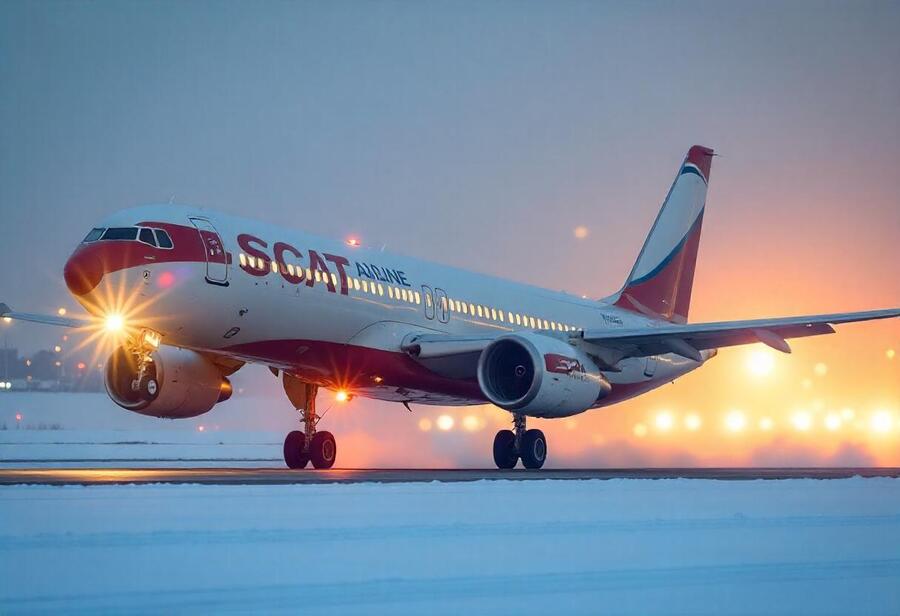 Kazakhstan and Belarus to Benefit from SCAT Airline New Non-Stop Almaty-Minsk-Almaty Flights, Enhancing Business and Leisure Travel