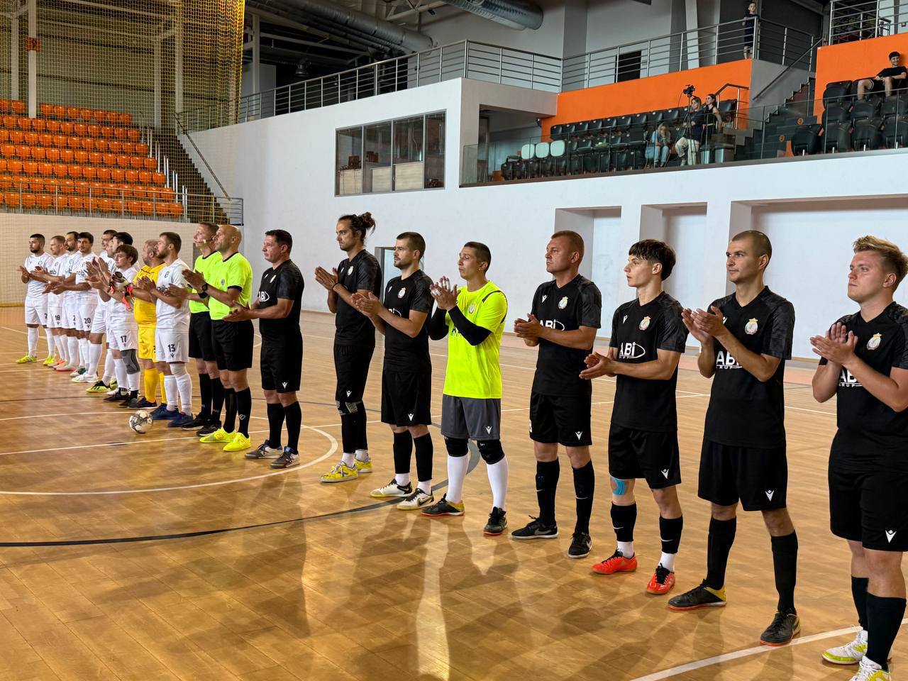 Several teams compete for the Moldova Cup trophy in futsal