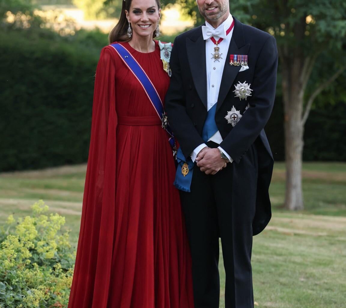 Prince and Princess of Wales Ahead of Tonight’s State Dinner