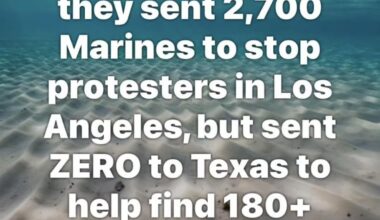 With the Trump administration it’s all about what fits their AGENDA.