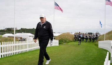 Donald Trump hints he could be Scotland's next First Minister as he praises country with 'no crime'