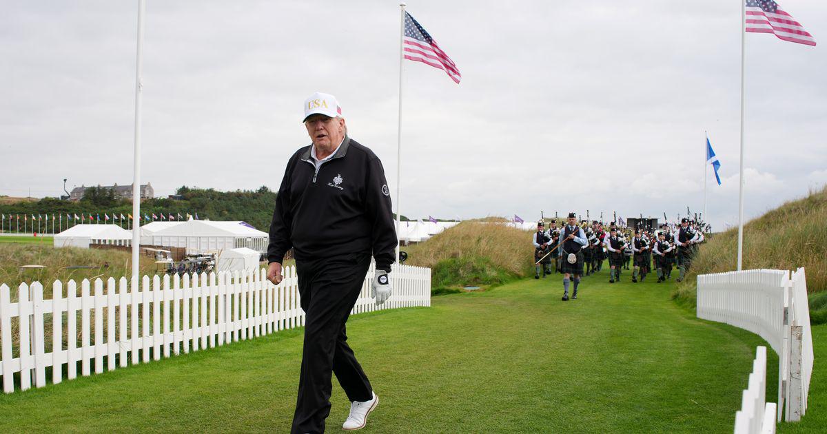 Donald Trump hints he could be Scotland's next First Minister as he praises country with 'no crime'