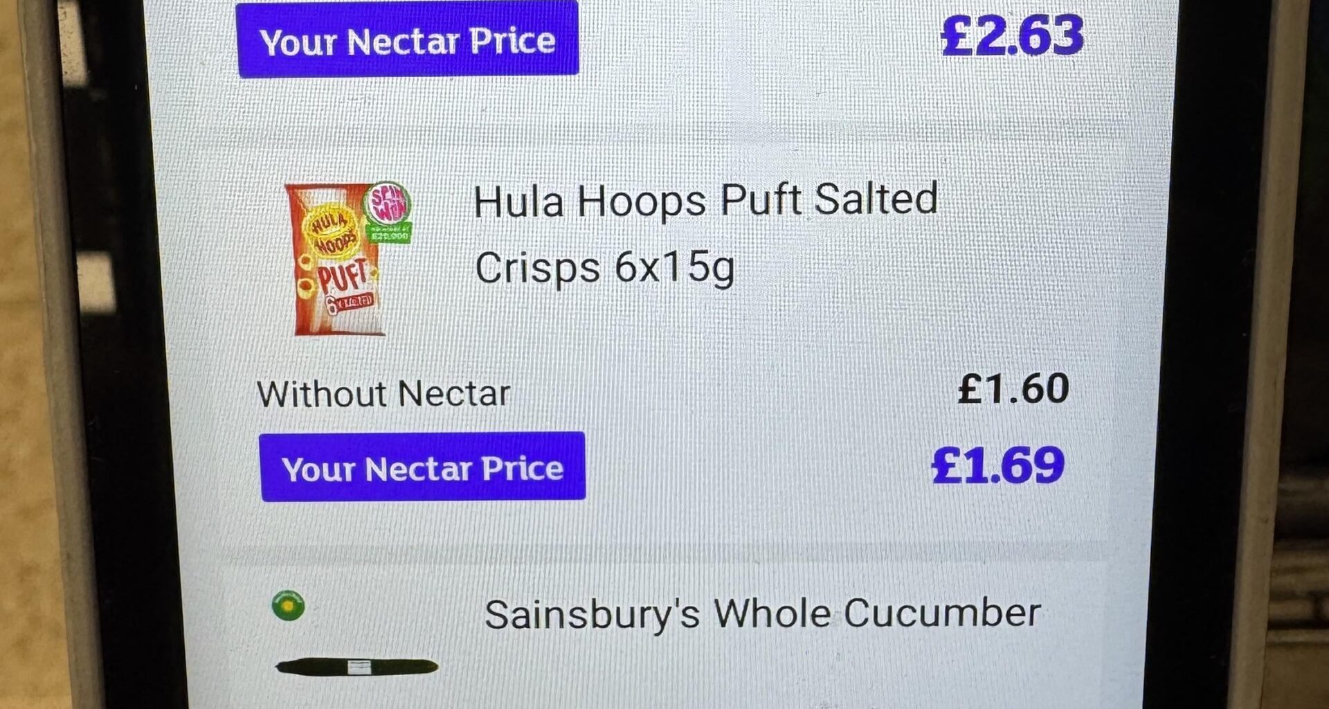 Sainsbury’s playing a sneaky Nectar price trick