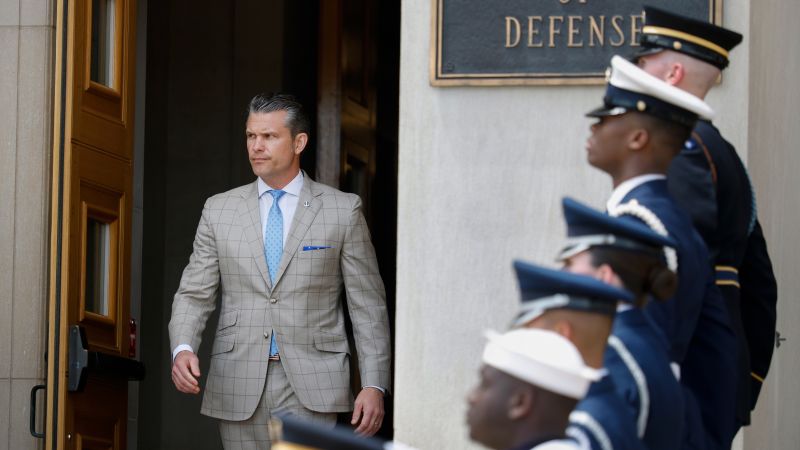 Hegseth did not inform the White House before he authorized pause on weapon shipments to Ukraine, sources say