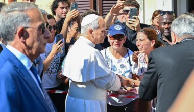 Pope Leo XIV arrives in Castel Gandolfo for summer vacation