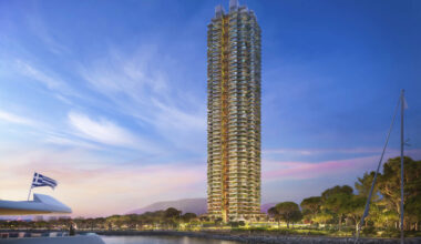 Greece’s tallest building is halfway complete