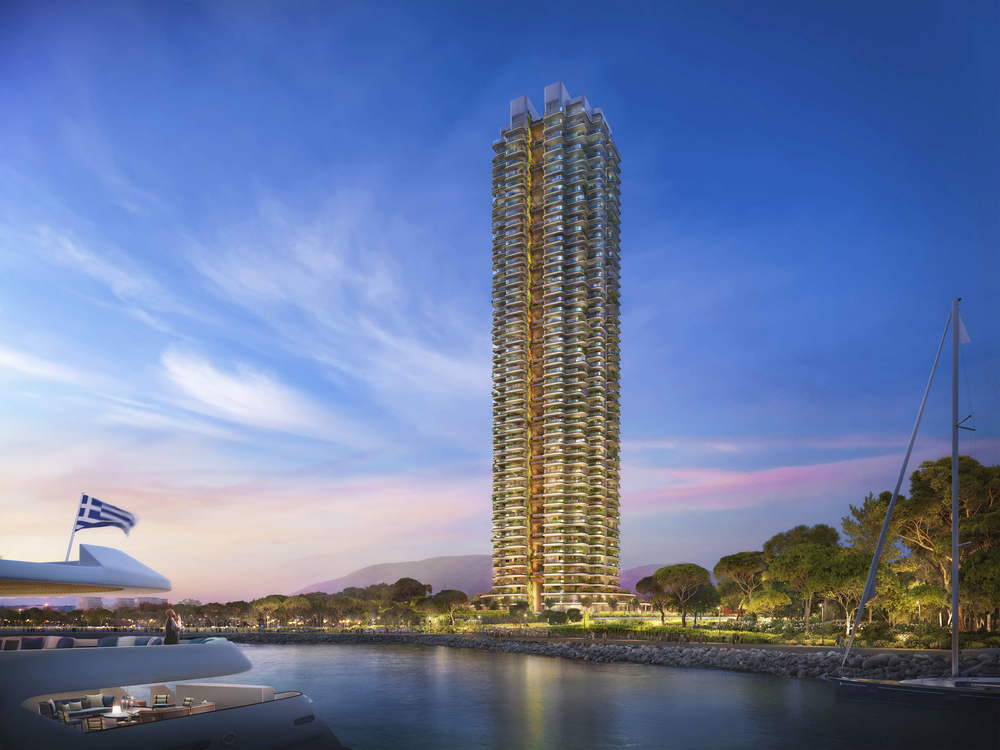 Greece’s tallest building is halfway complete