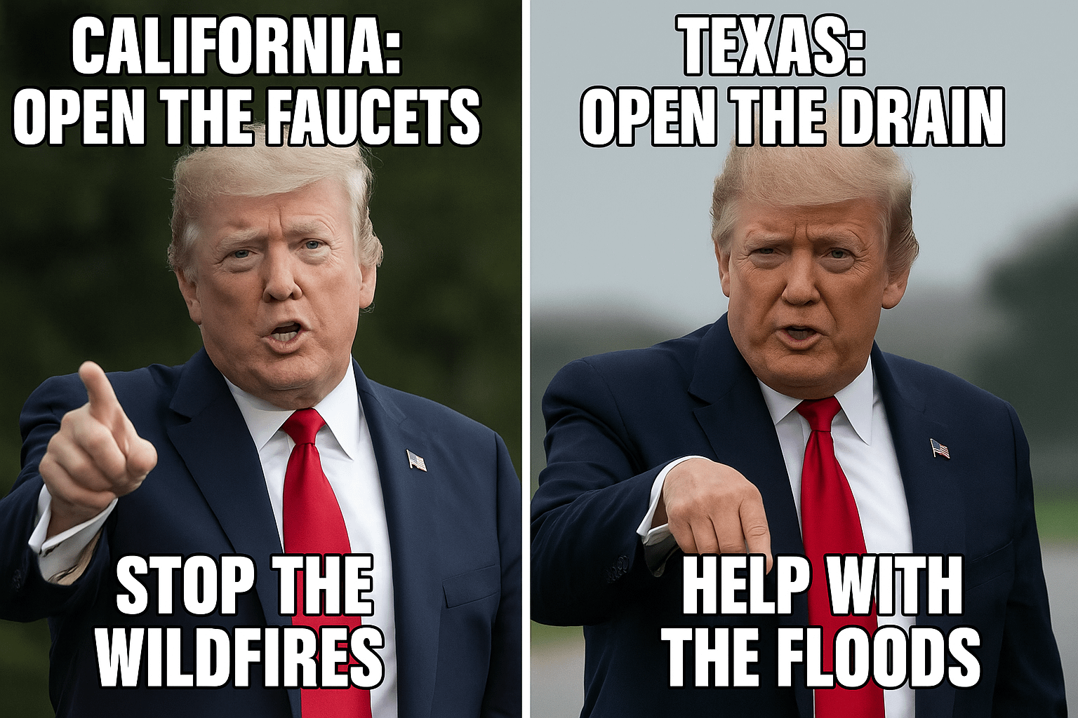 Trumps Plumbing Logic