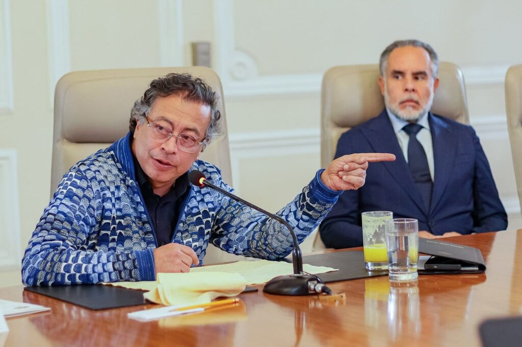 Colombia president Gustavo Petro