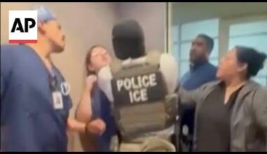 California surgical center staff demand to see warrant as ICE detains man