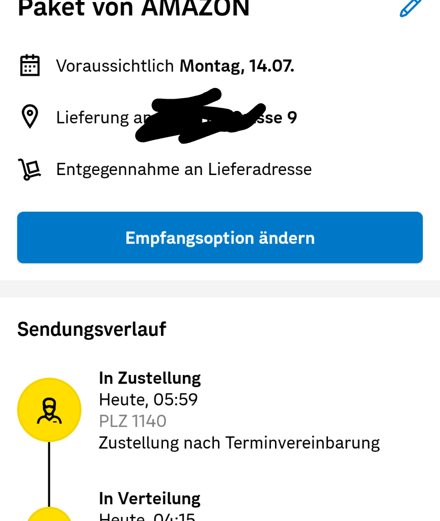 Postzustellung um 5:59?