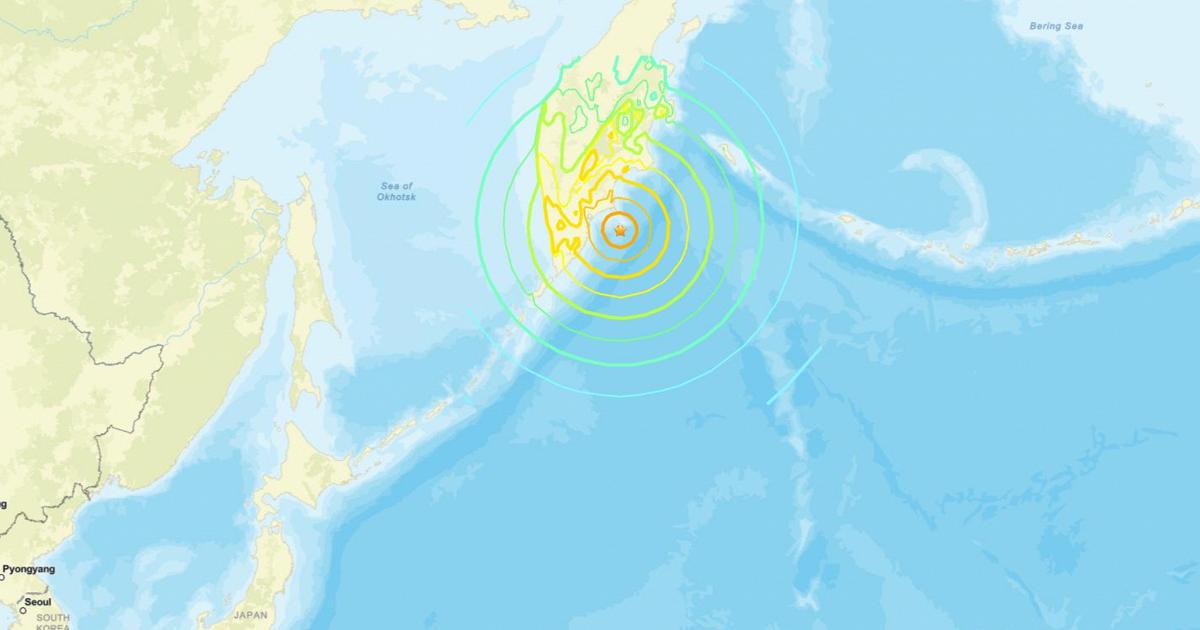 Terremoto da 8.8 sulla scala Richter in Kamchatka, Russia: è il sesto terremoto più forte dal 1900.