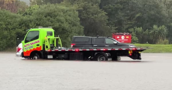 Several South Taranaki families cut off following floods