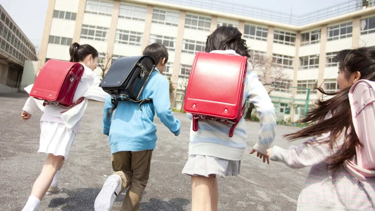 his 7-year-old son goes to school alone