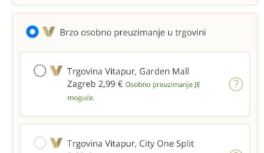 Vitapur naplaćuje osobno preuzimanje u poslovnicama prilikom online kupnje