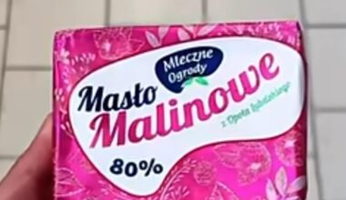 They now sell Rasberry butter at polish Lidl. Guys, what's weirder than that? 🤣