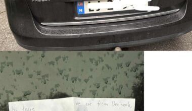 Someone did hit n run, while we were camping and left this, what should we do?