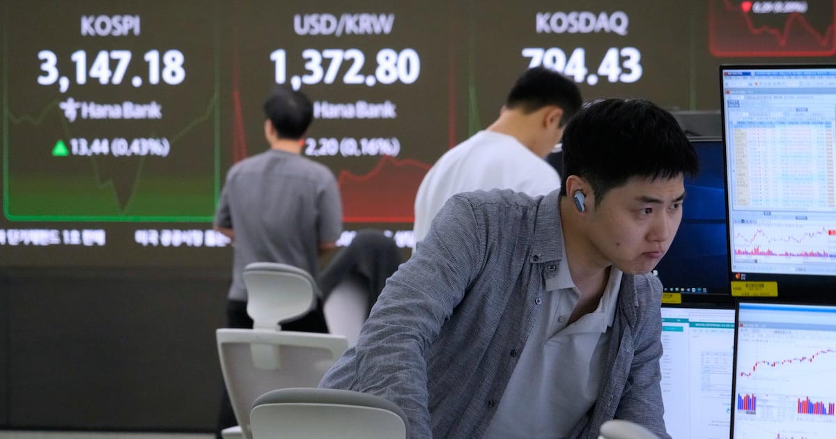 Asian shares mostly gain after big tech rally on Wall Street – WFTV