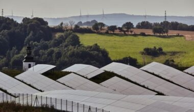A solar farm in Poland