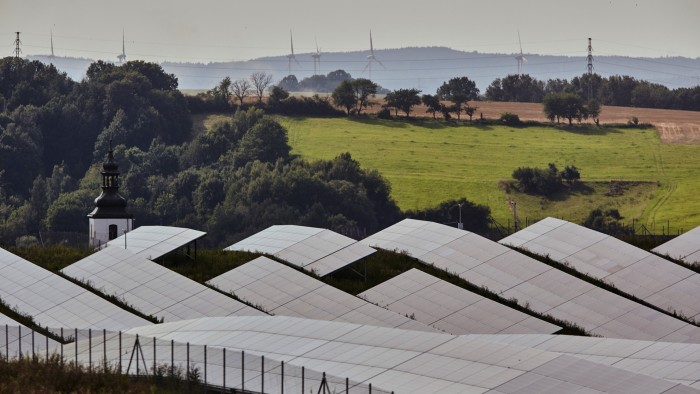A solar farm in Poland