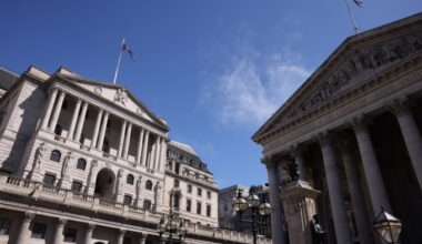 The Bank of England in London