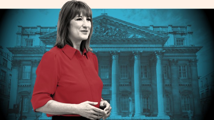 Montage shows Rachel Reeves in front of Mansion House