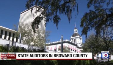 Florida DOGE auditors in Broward County, reviewing finances