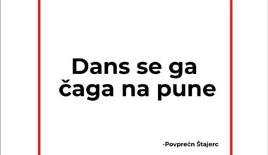 Plakati na cesti, ki jih Aleš Štrancar ni uporabil