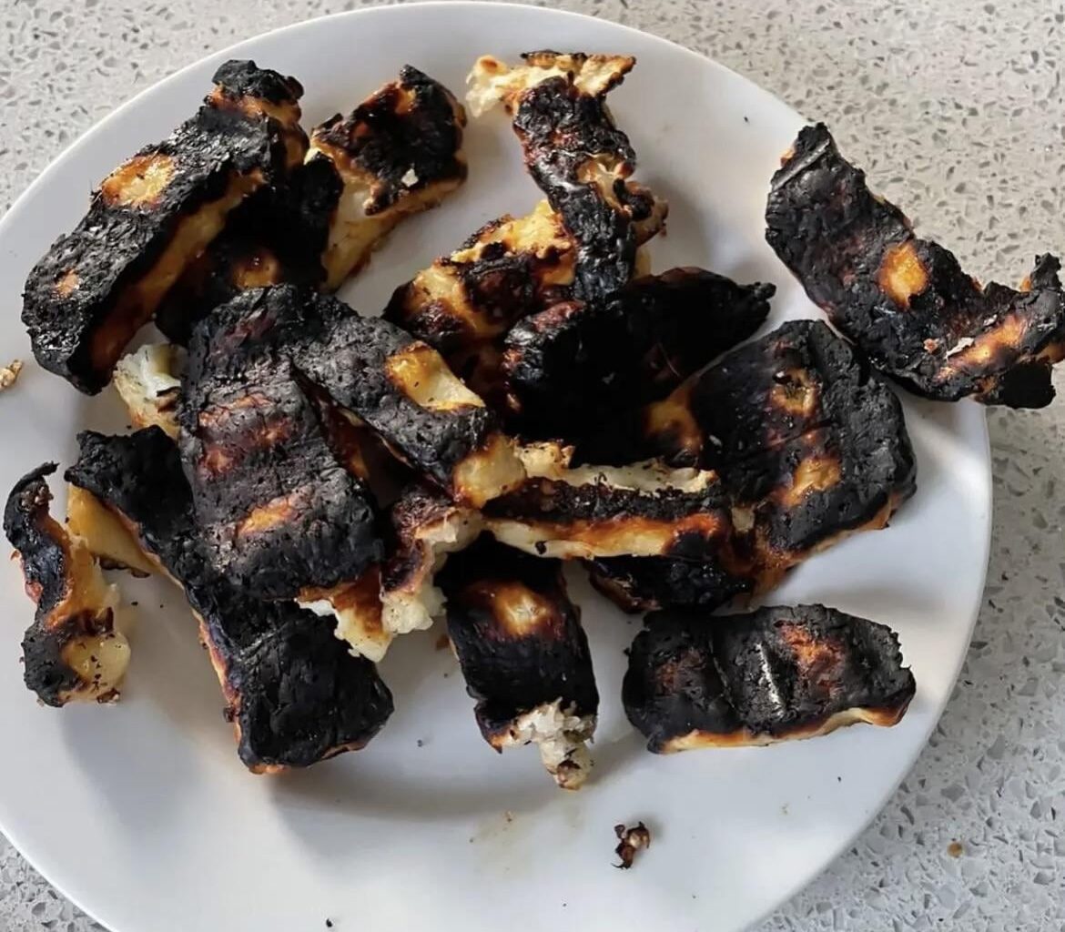 British BBQ season is here! Who’s up for some lightly braised halloumi? 👍🏼