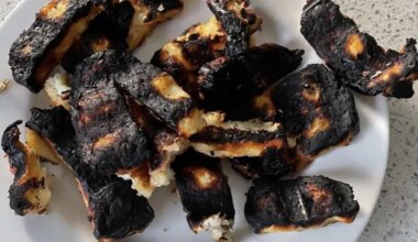 British BBQ season is here! Who’s up for some lightly braised halloumi? 👍🏼